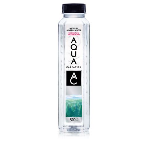 Aqua Carpatica Still Natural Mineral Water 500ml X 12