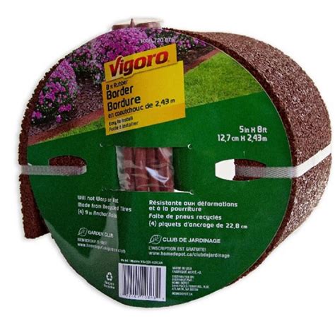 Flexible easyflex edging can make aggressive curves or straight lines to. Vigoro Edge Border Red