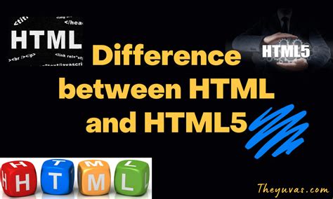 What Is Difference Between Html And Html5