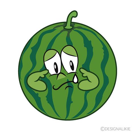 Download the perfect sad cartoon pictures. Free Sad Watermelon Cartoon Image｜Charatoon
