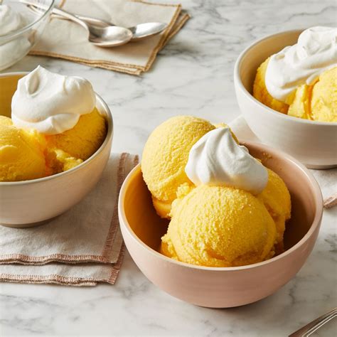 Orange Sherbet Recipe Sherbet Recipes Orange Sherbert Ice Cream Recipes Whipped Cream