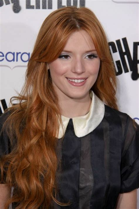 Bella Thorne Retro Look With A Very Long Hairstyle And A Shiny
