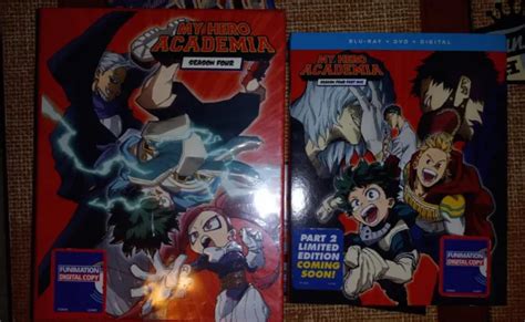 My Hero Academia Season Four Part One Two Limited Edition Blu Ray 20000 Picclick
