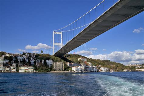 Bosphorus Bridge Istanbul Turkey Stock Photo Image Of Blue
