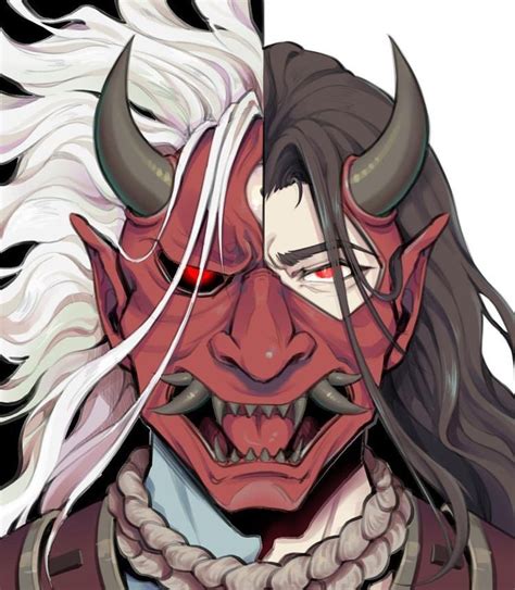 은하달🌙 On Twitter Oni Art Horror Characters Character Design