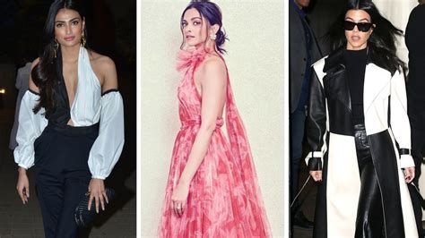 Best Dressed Celebrities This Week Athiya Shetty And Deepika Padukone