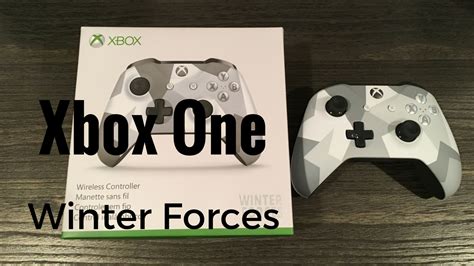 Microsoft Xbox One Winter Forces Special Edition Controller Unboxing