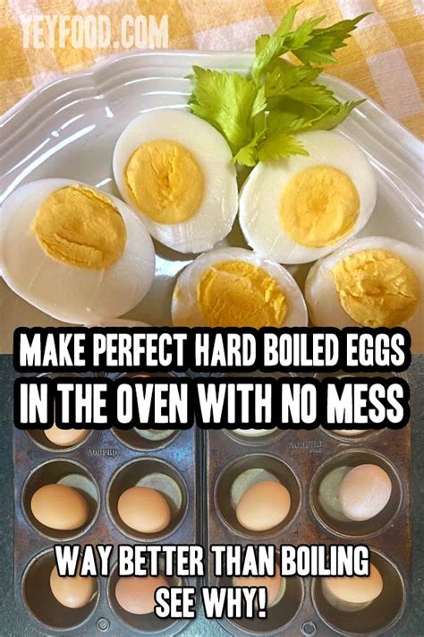 How To Make Perfect Hard Boiled Eggs In The Oven With No Mess