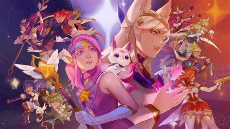 Ahri Jinx Lux Lulu Soraka And 15 More League Of Legends Drawn By