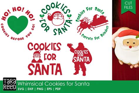 Whimsical Cookies for Santa - Christmas SVG Files