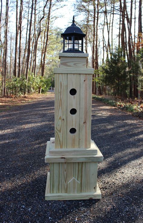Downloadable Woodworking Plans For A 4ft Lawn Lighthouse Made Etsy