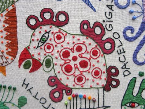 See more ideas about embroidery patterns, embroidery, pattern. Textile work (85x95sm.) Kookaburra on Behance | Embroidery ...