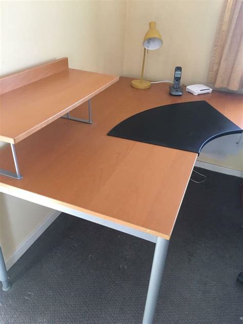 Ikea Corner Desk Shelf And Keyboard Mat In Morpeth Northumberland