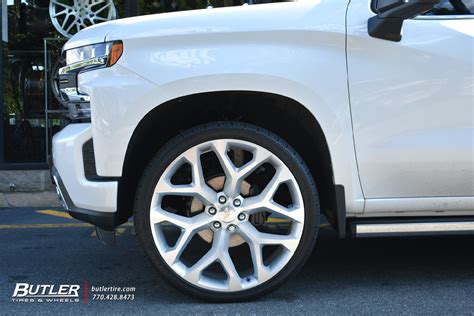 Chevrolet Silverado With 26in Oe Snowflake Wheels Exclusively From