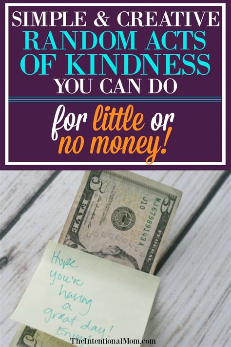 Simple And Creative Random Acts Of Kindness Ideas For Little