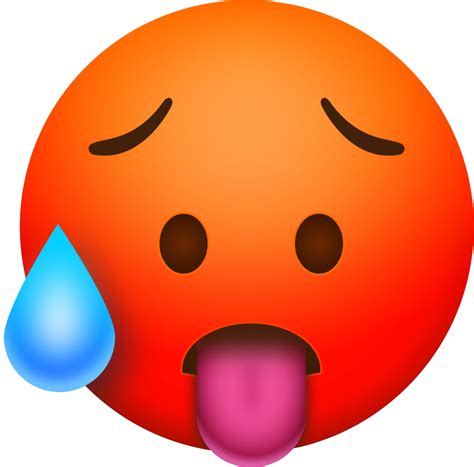 Hot Face Emoji Download For Free Iconduck