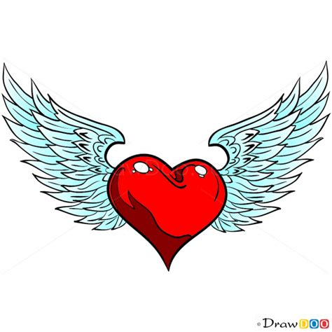 In the layers palette, click the create a duplicate button and then go to layer > transform > flip horizontally. Hearts to Draw, Step by Step Drawing Lessons