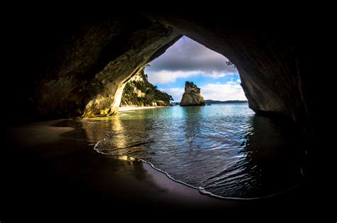 Cave On The Ocean Hd Nature 4k Wallpapers Images