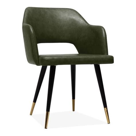 Enjoy free shipping on most stuff, even big stuff. Raven Dining Armchair, Faux Leather Upholstered, Green ...