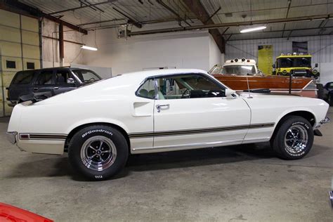 1969 Ford Mustang Mach 1 57564 Miles Wimbledon White Coupe 428ci Scj V8
