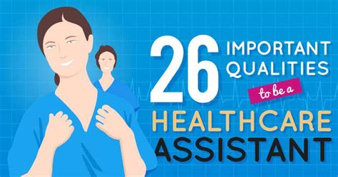 26 Important Qualities To Be A Healthcare Assistant Infographic