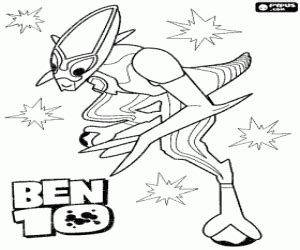 As long as ben's experience in alien combat increases, the stronger the omnitrix's stored energy becomes, the more and stronger alien heroes the. Initial alien of Omnitrix, XLR8 coloring page printable game