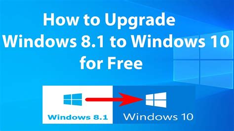 The following describes how to upgrade windows 8 to windows 10. Upgrade Windows 8.1 to Windows 10 for Free - YouTube