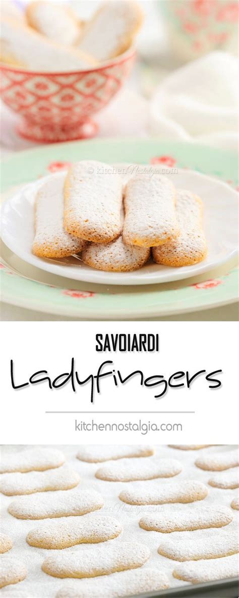 They are easy to make and i think they are much better than sprinkle fingers with remaining half of sugar and let stand for 5 minutes. SAVOIARDI (Lady Fingers) | Recipe | Sweets recipes ...