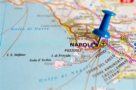 Naples On Map Stock Image Image Of City Cartography 122929567