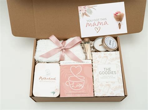 Postpartum Gift Basket Positive Affirmation Cards Gifts For Her Post