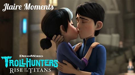trollhunters rise of the titans all jlaire moments youtube