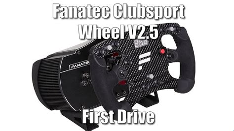 Fanatec Clubsport Wheel V2 5 First Drive YouTube