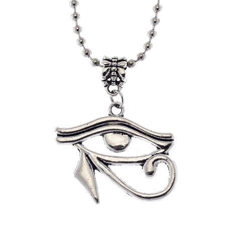 Ancient Silver Eye Of Horus Eye Of Ra Wedjat Protective Amulet Pendant