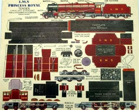 How do you make a train out of scraps? Dibujo-3.JPG (745×590) | Brinquedos de papel, Modelo de ...
