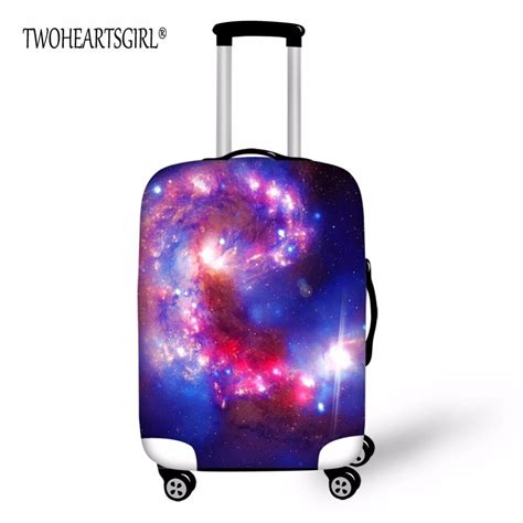 Twoheartsgirl Durable Luggage Protective Cover Galaxy Star Universe