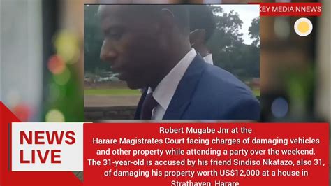Robert Mugabe Jr Arrives At Court Youtube