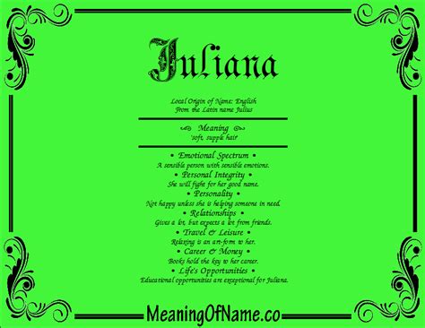 Juliana Meaning Of Name