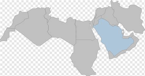 Middle East Northern Africa Blank Map