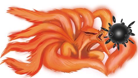 Kurama Kyuubi ninetailed fox by Miyavis on DeviantArt