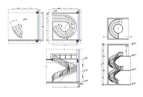 Free Spiral Stair Details Cad Design Free Cad Blocksdrawingsdetails