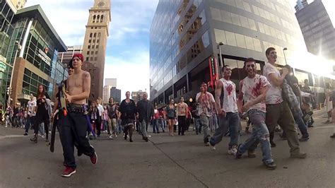 gang of zombies zombie crawl denver youtube