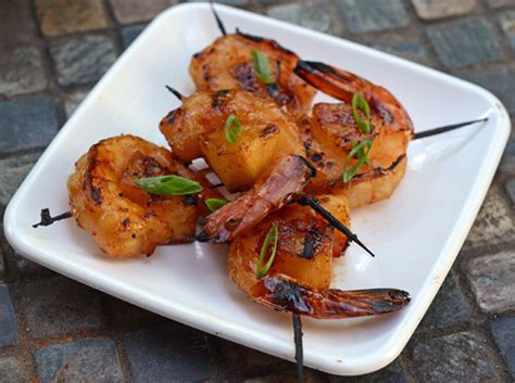 Since grilled shrimp is such a versatile main dish (these three different versions are in my current rotation), what you serve it with is equally as flexible. Nibble Me This: Grilled Shrimp Bourbon-yaki