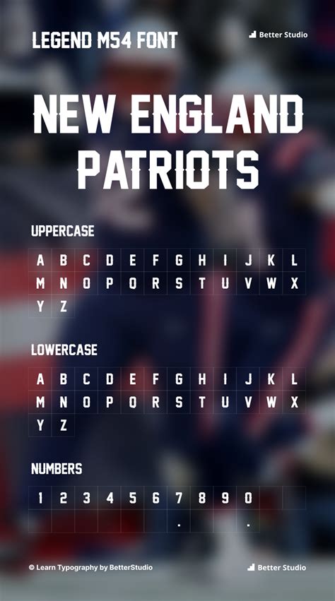 New England Patriots Font Download Free Font And Logo