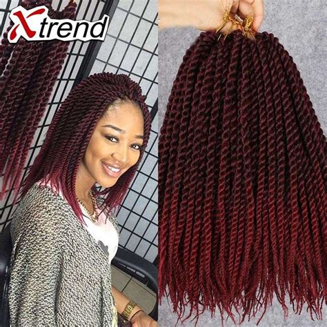 12inch 22roots Senegalese Twist Hair Purple Gray Ombre