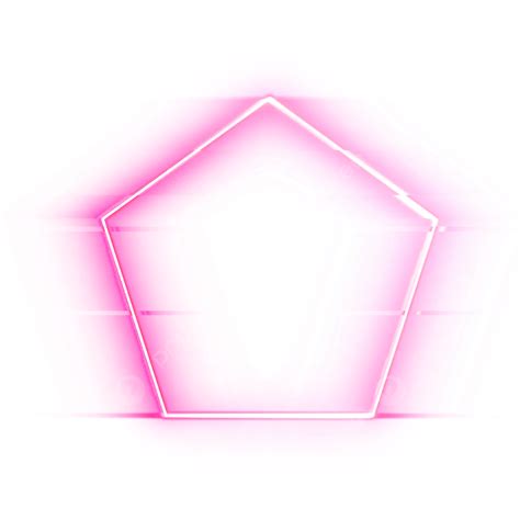 ペンタゴン ライト すりガラス ネオン ボーダー ピンクイラスト画像とpsdフリー素材透過の無料ダウンロード Pngtree