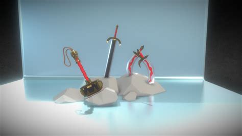 The 3 Legendary Weapon Buy Royalty Free 3d Model By The Design Wonderer Tdw37 0a03954