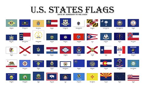 United States Of America State Flags Fleece Blanket By Stockphotosart