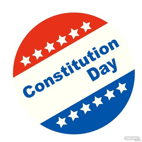 Cute Constitution And Citizenship Day Clip Art In Psd Illustrator Svg