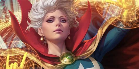 Marvels New Sorceress Supreme Comes To Life In Artgerms Amazingly