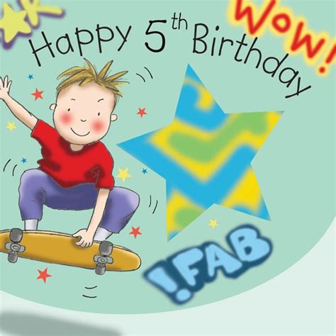 Birthday Cards For 5 Year Old Boy Birthdaybuzz